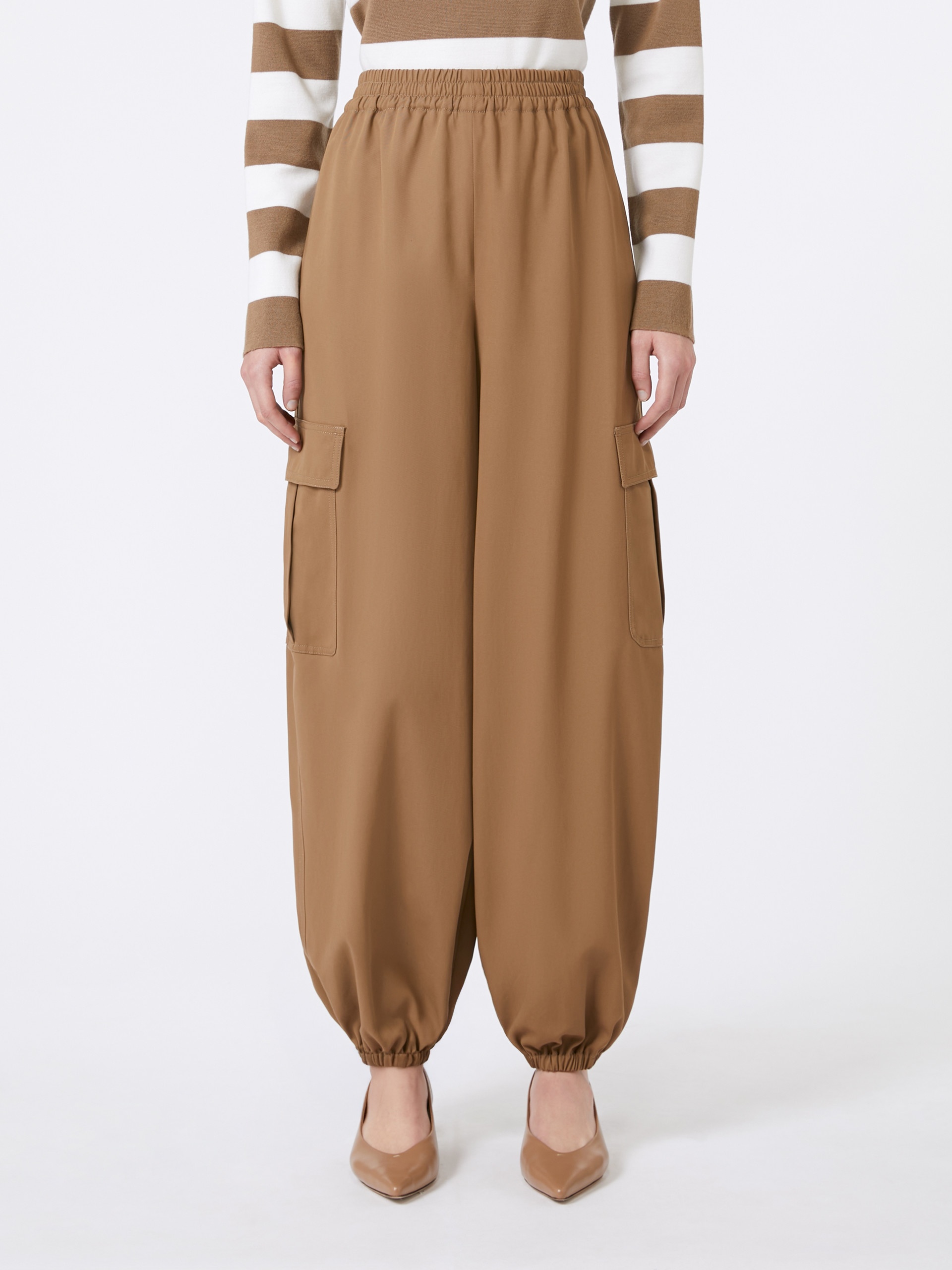 GLAUCO Cotton baggy trousers - 3