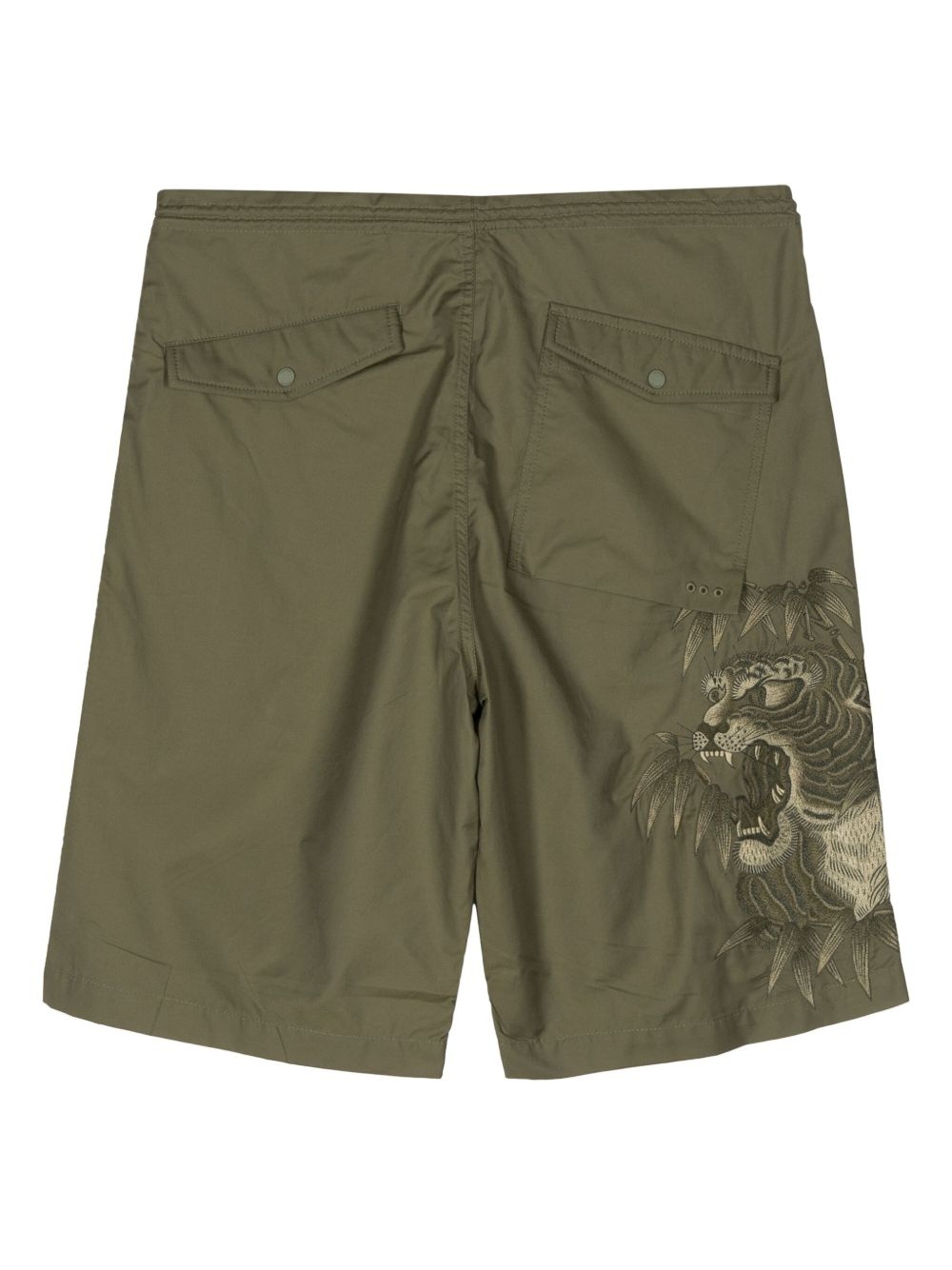 embroidered-motif shorts - 2