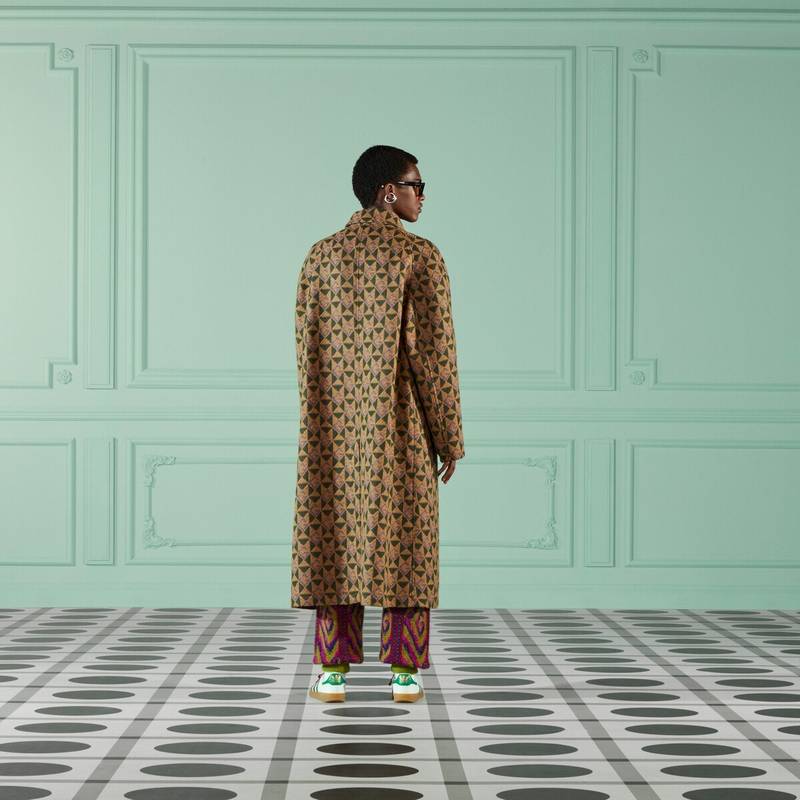 G rhombi wool coat 8