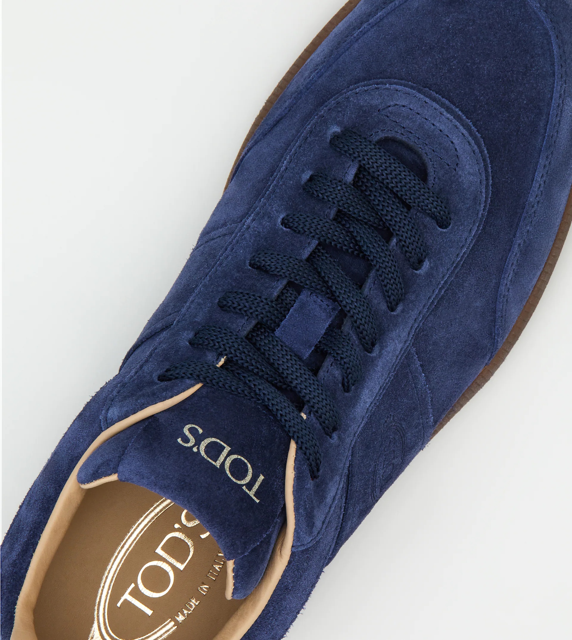 TOD'S TABS SNEAKERS IN SUEDE - BLUE - 5