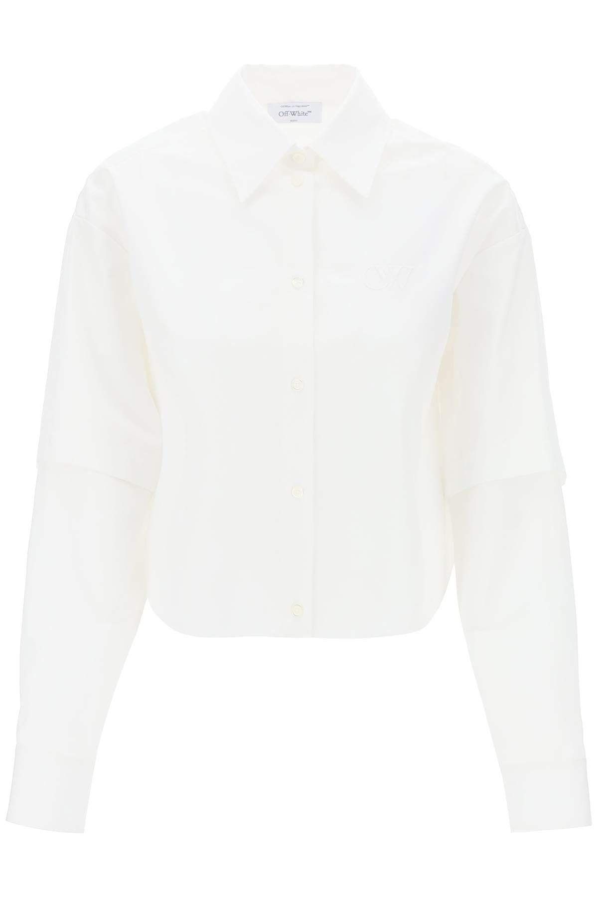 "SHIRT WITH EMBROIDERED LOGO DETAIL - 6