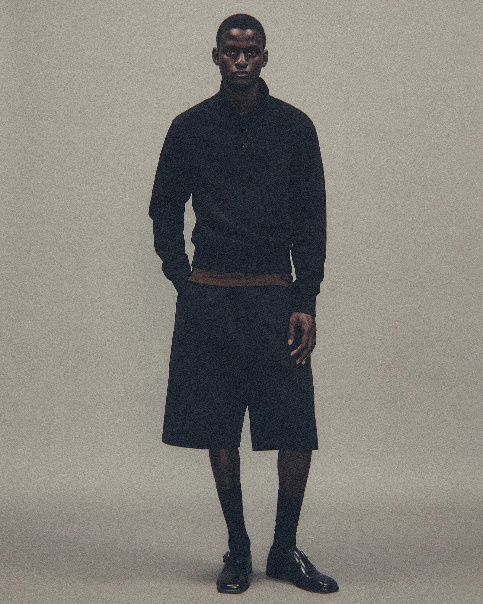 PORT PULLOVER BLACK - 6