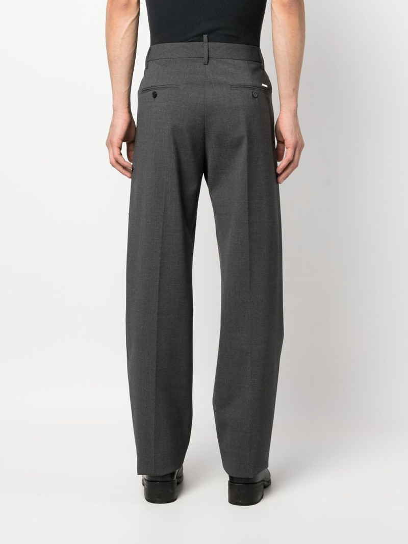 logo-plaque tailored trousers 4