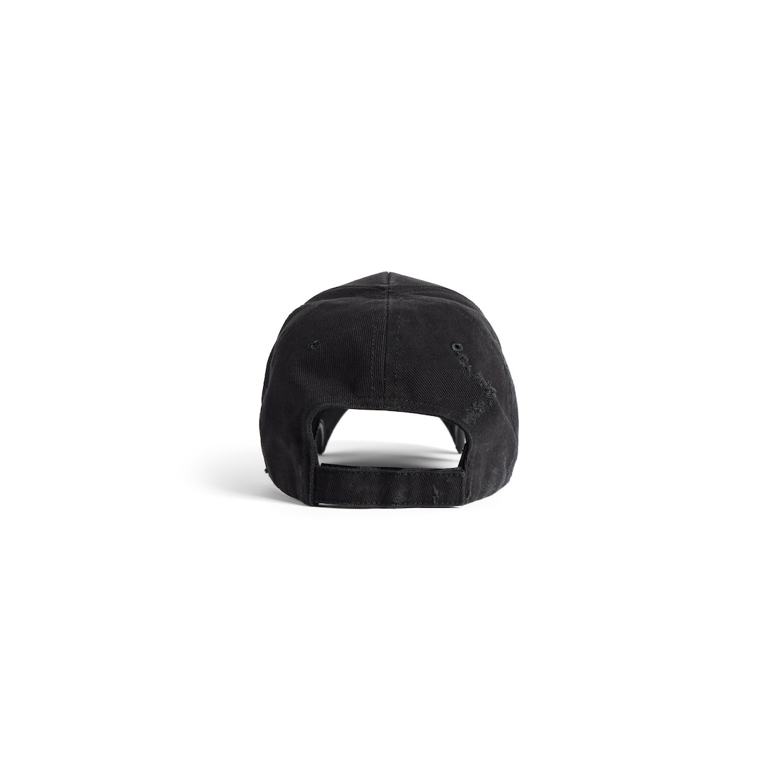 Men's Tilted Typo Cap in Black - 3