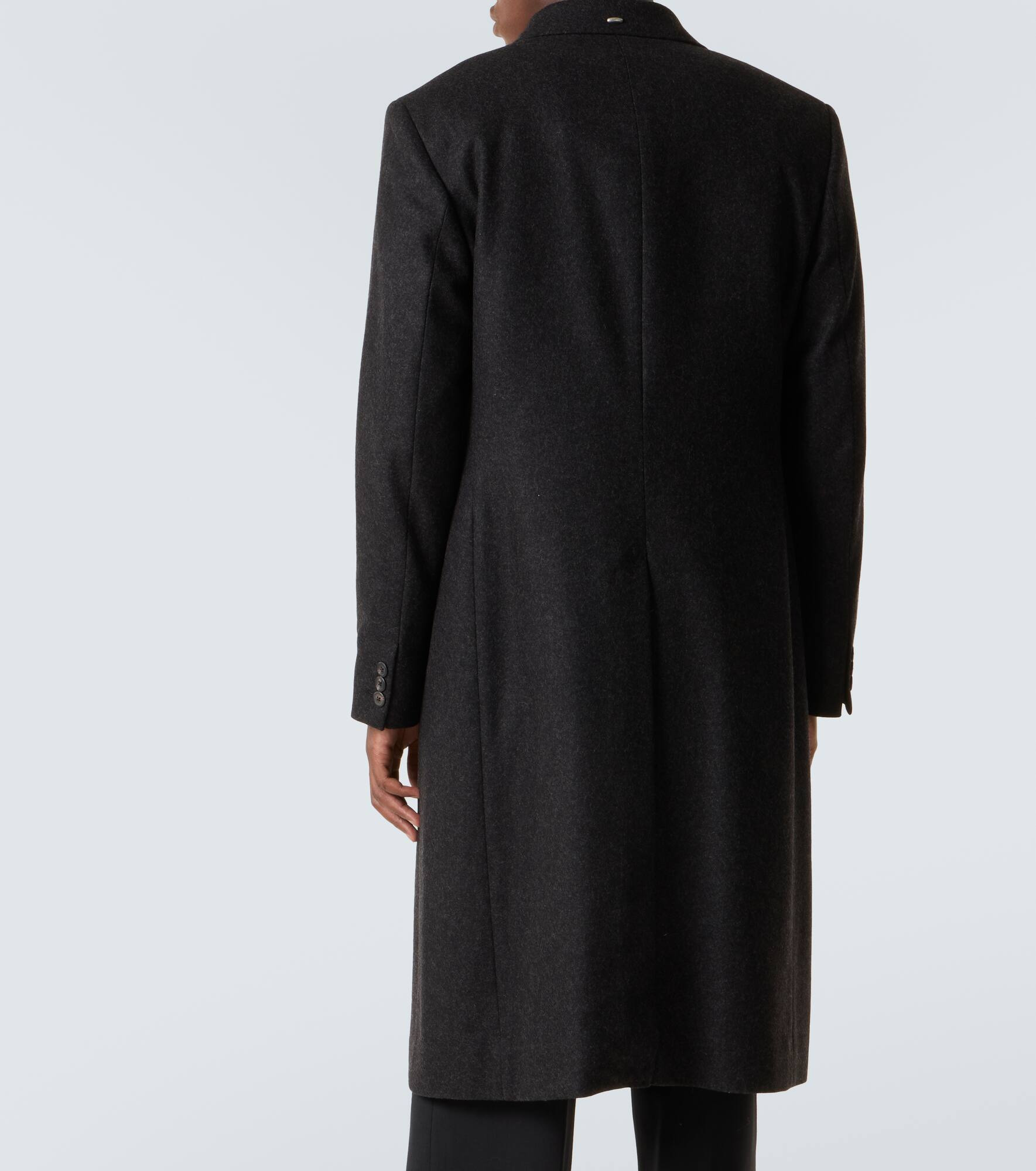Whale double-breasted wool-blend coat - 4