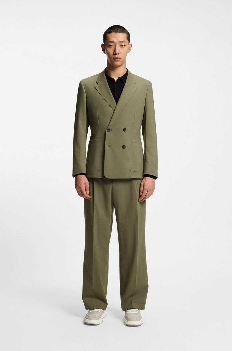 HUGO MODERN-FIT TROUSERS IN STRETCH RIPSTOP outlook