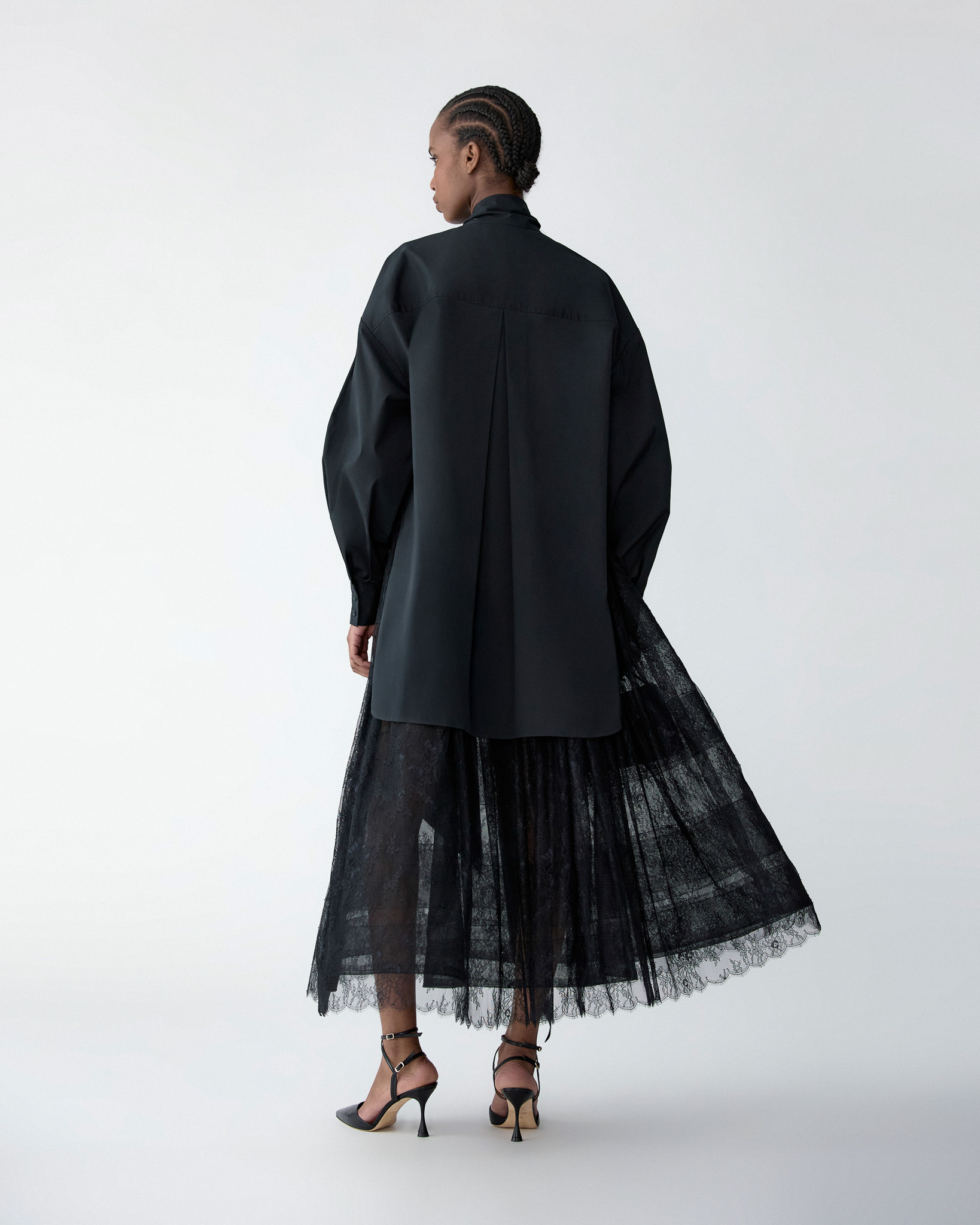 Oversized Bow-Detailed Shirt - 3