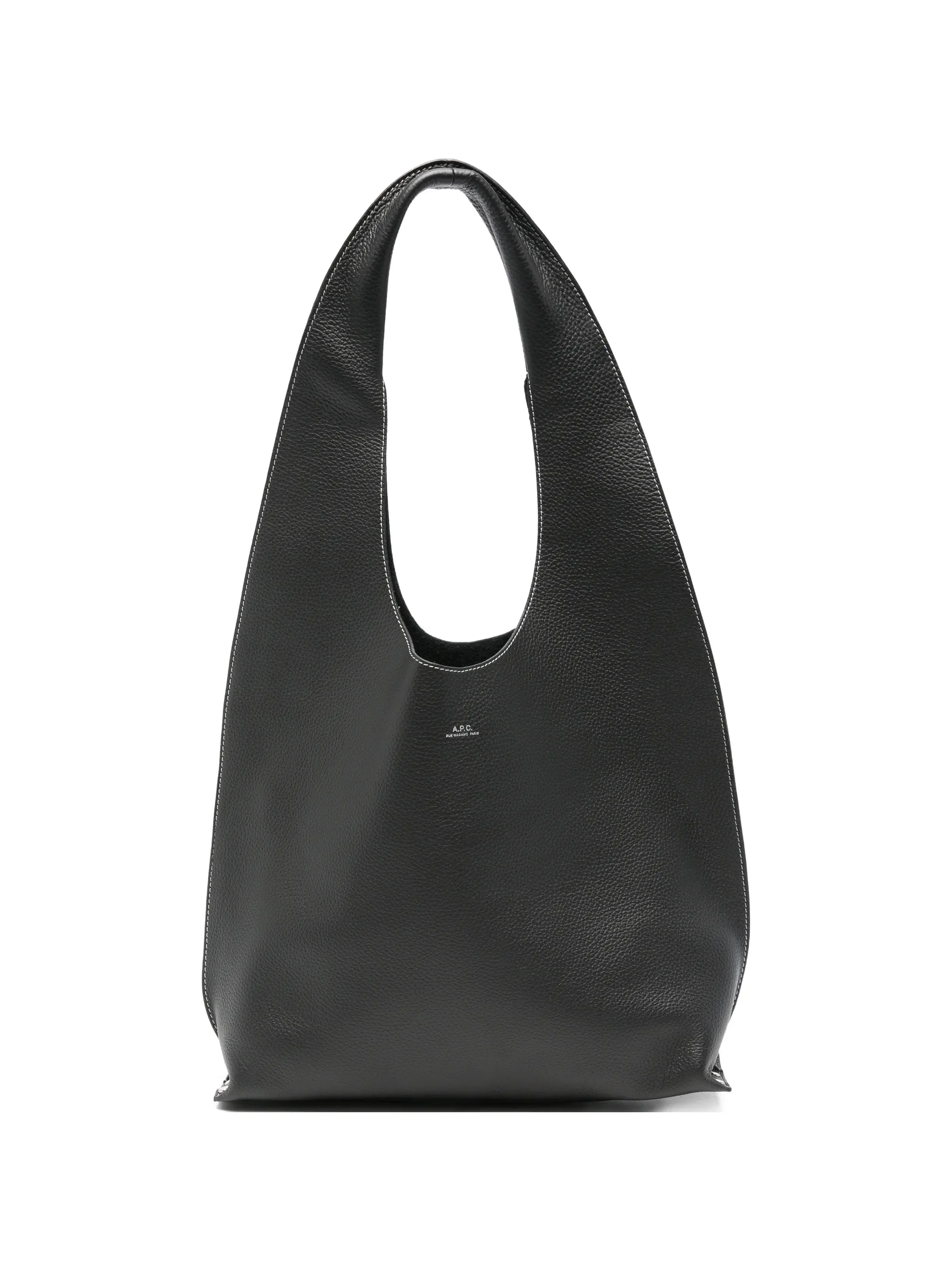 A.p.c. Le Neige Grainy-leather Shoulder Bag - 1