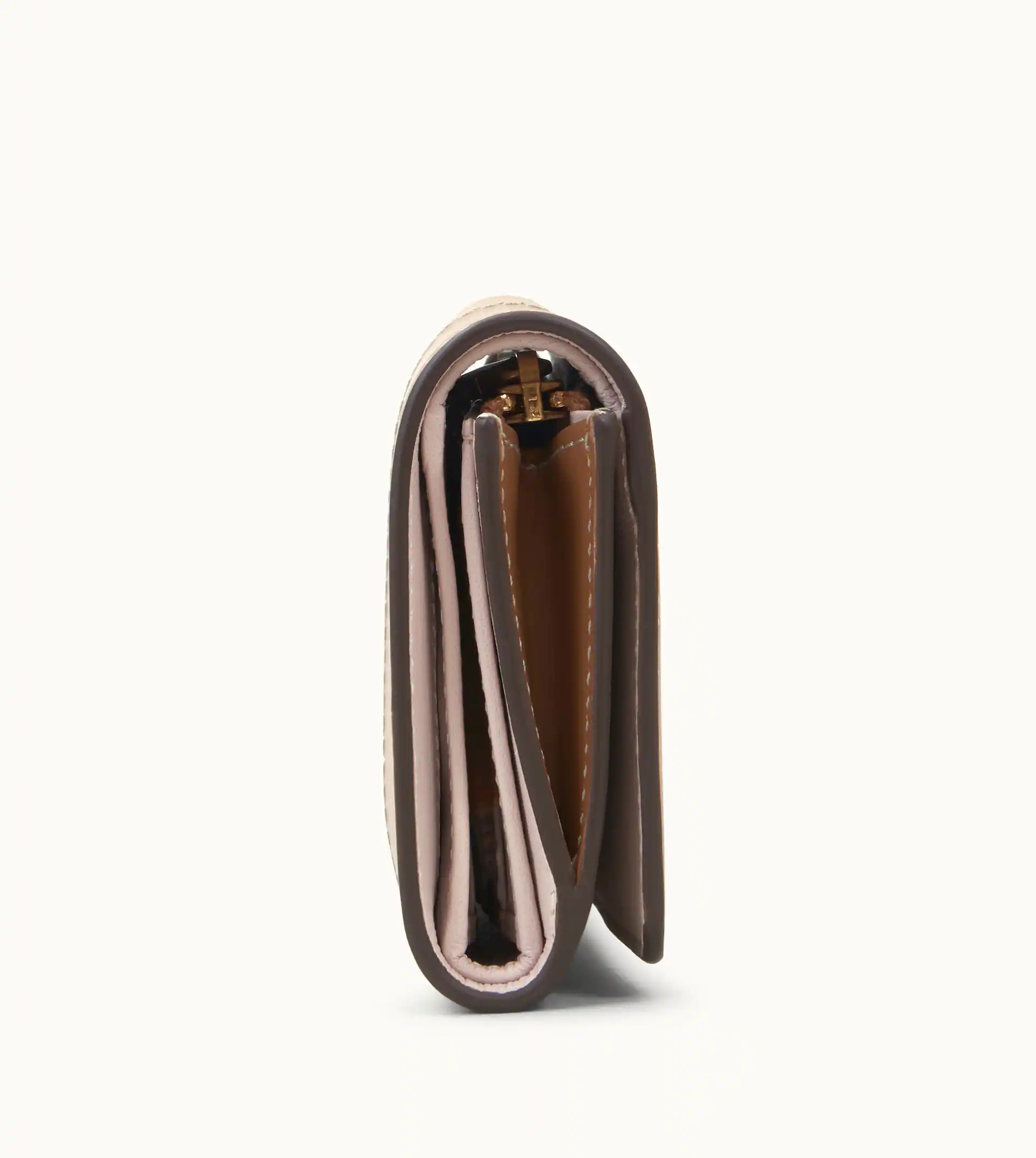 PURSE IN LEATHER - BROWN - 3