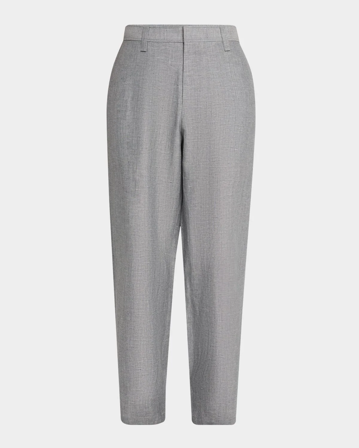 Men's rbBaggy Relaxed Sharkskin Flat-Front Trousers - 1