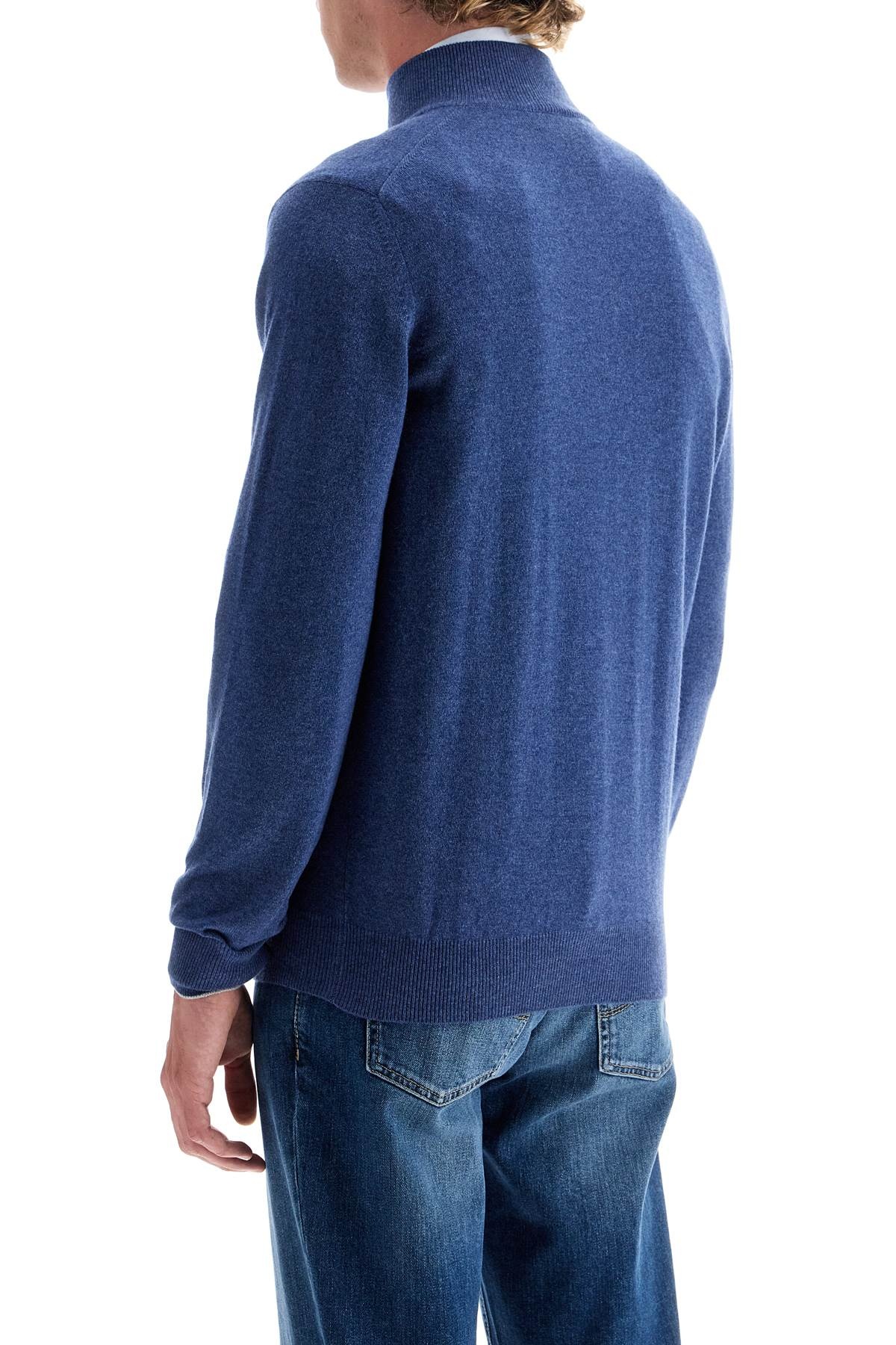 HIGH-NECK CASHMERE PULLOVER SWEATER - 4