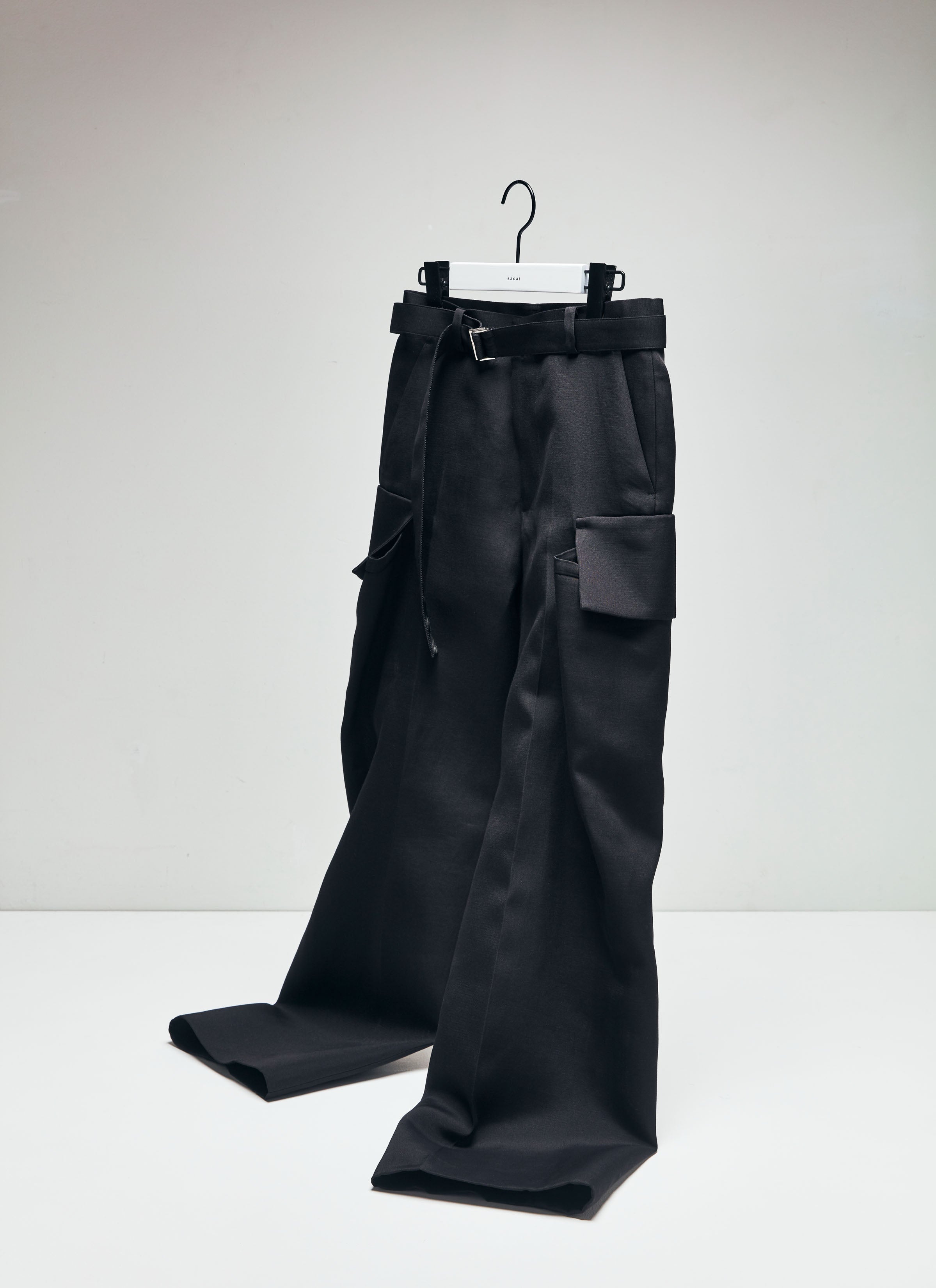 Double-Faced Silk Cotton Pants - 2