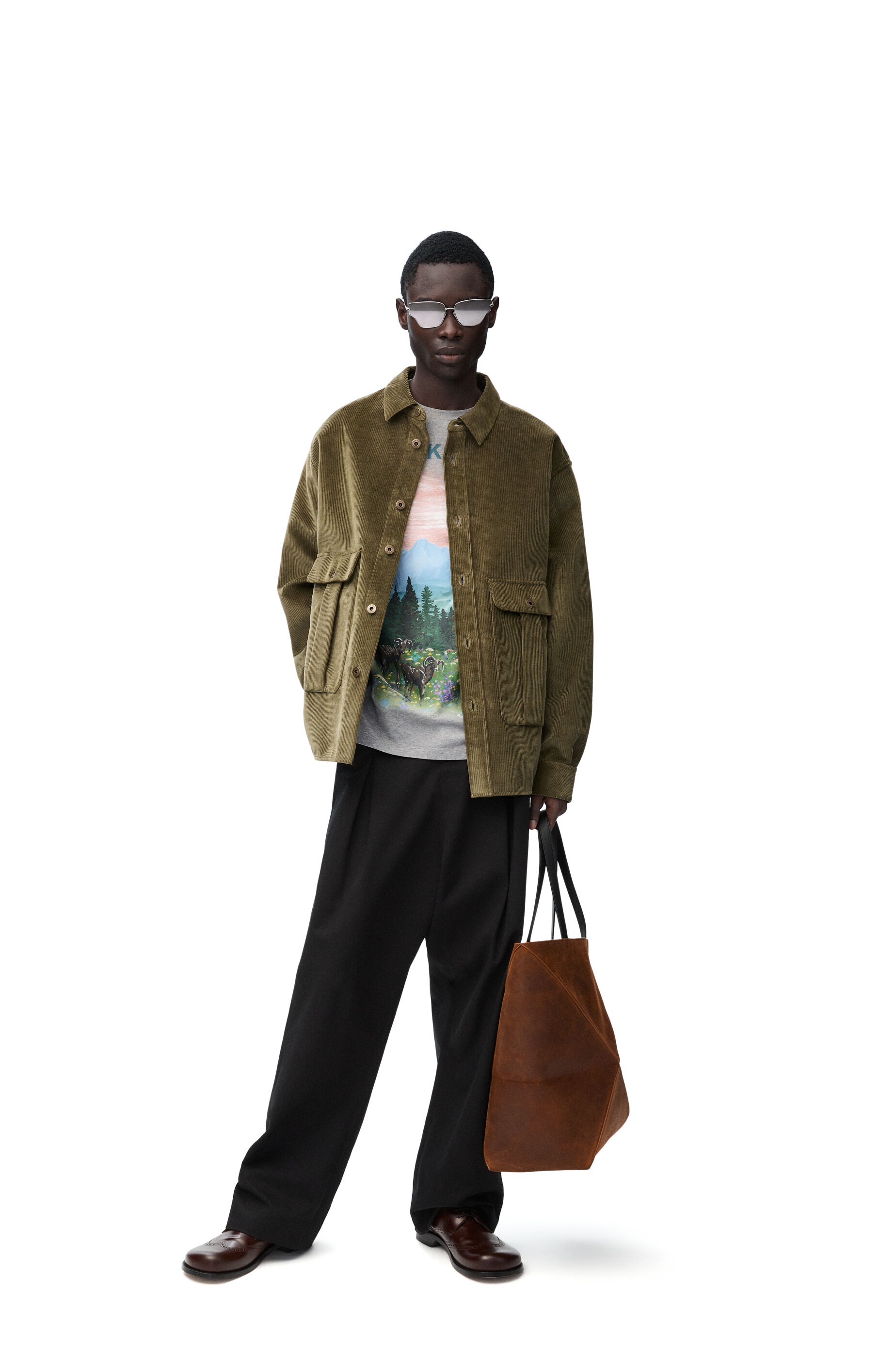 Loewe Loose fit T-shirt in cotton | loewe | REVERSIBLE
