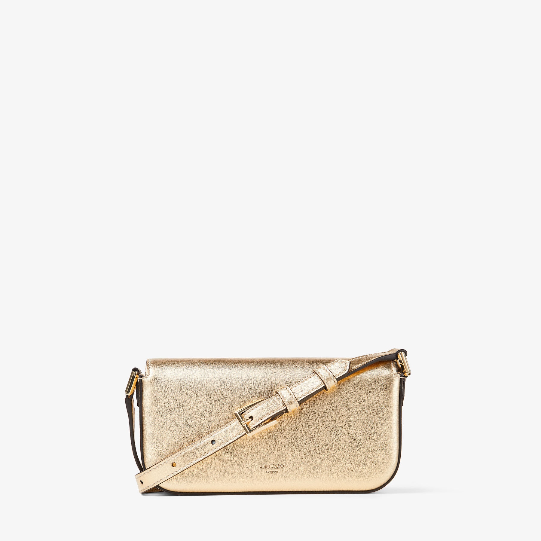 Avenue Mini Shoulder
Gold Metallic Nappa Leather Mini Shoulder Bag with Dragon - 6