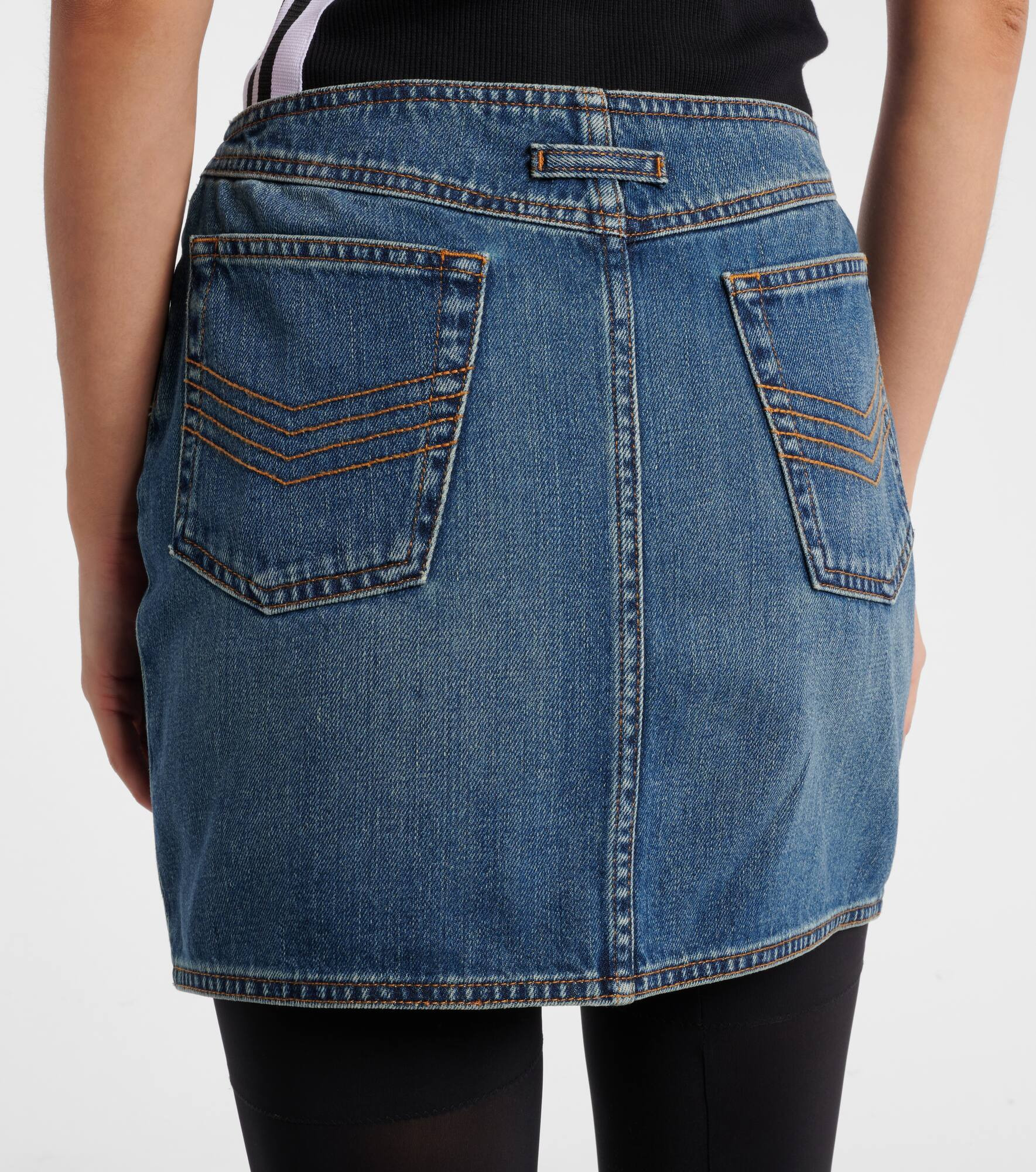 Denim miniskirt - 5