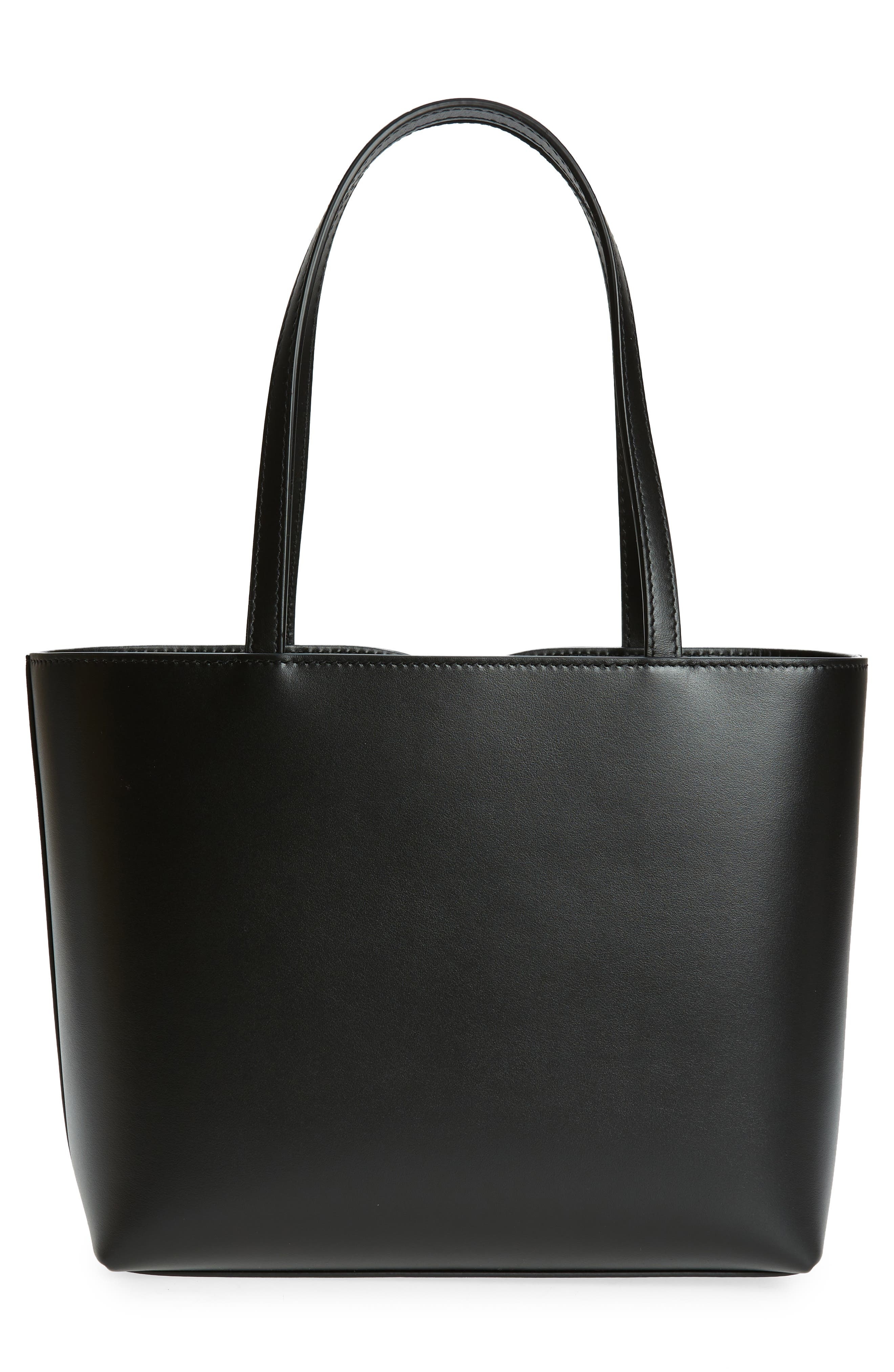 Dolce&Gabbana Small DG Logo Leather Tote in Black at Nordstrom - 3