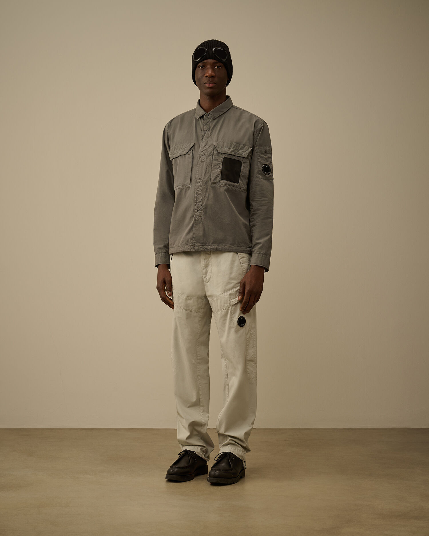 Organic Gabardine Lens Overshirt - 2