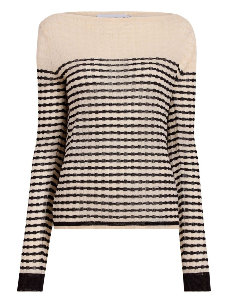 striped knitted top 1