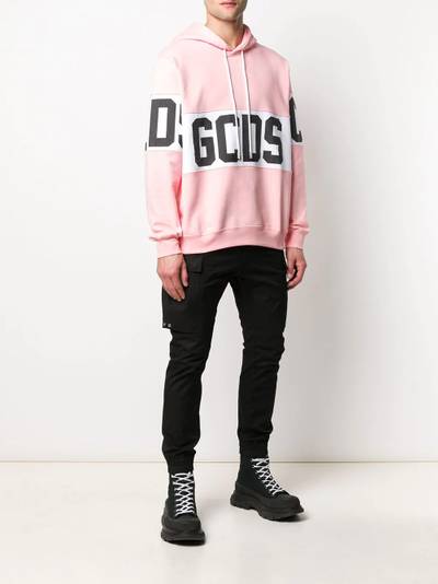 GCDS oversized logo hoodie outlook