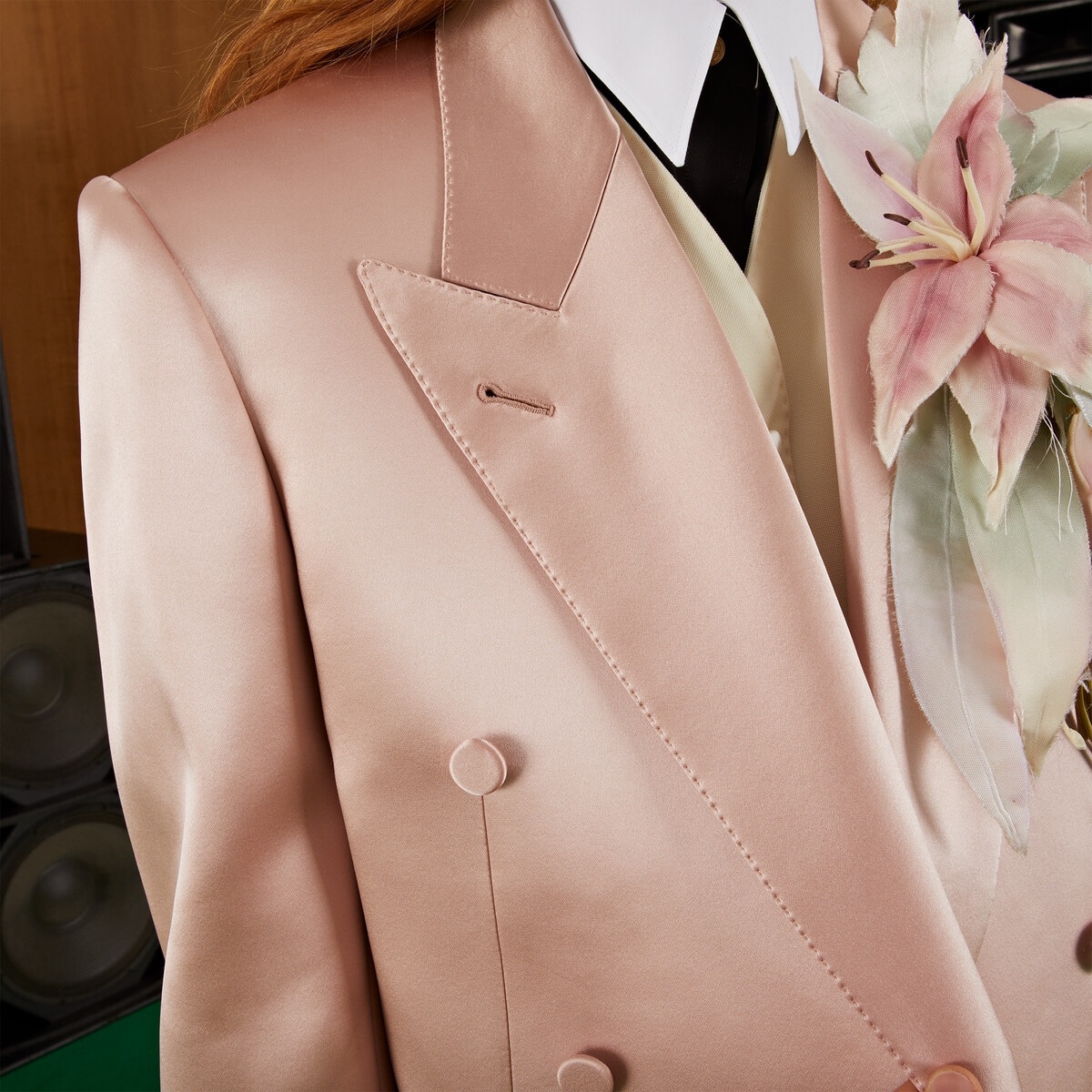 Silk duchesse jacket - 4