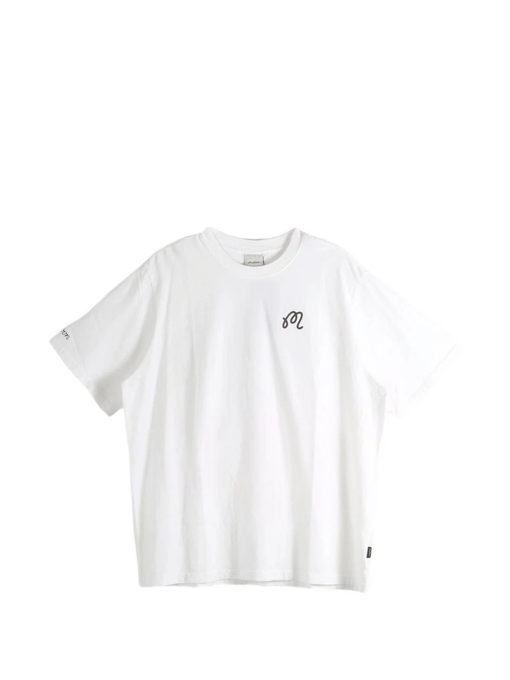 logo-print graphic-back T-shirt - 1