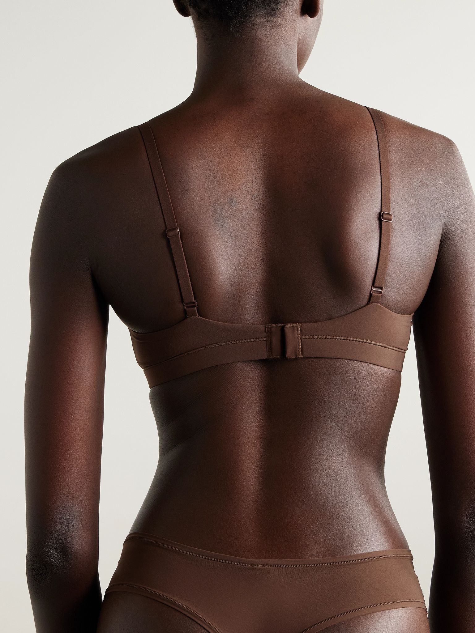Fits Everybody Crossover Bralette - Cocoa Brown - 3