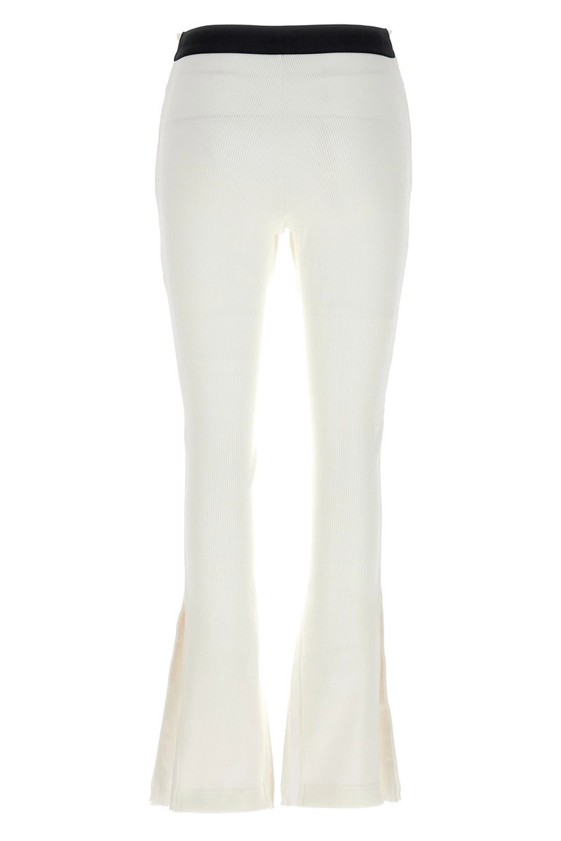 sacai Ribbed pleated pants outlook