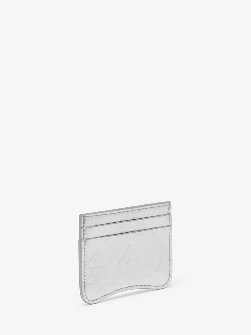 Women's The Seal Card Holder in Silver - 2