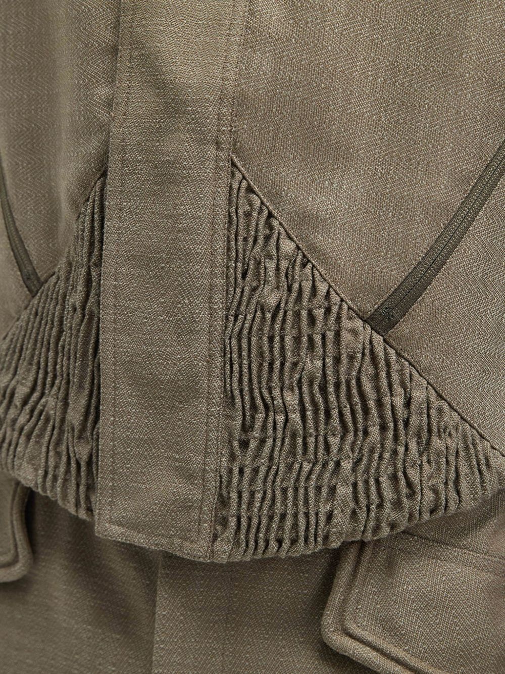 ruched-detailing jacket - 5