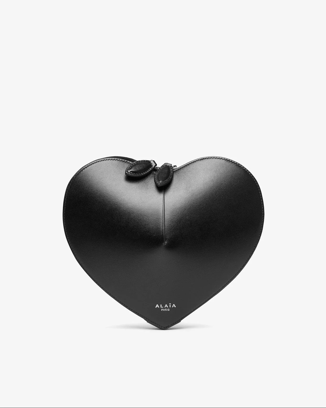 Le Coeur black leather crossbody bag - 1