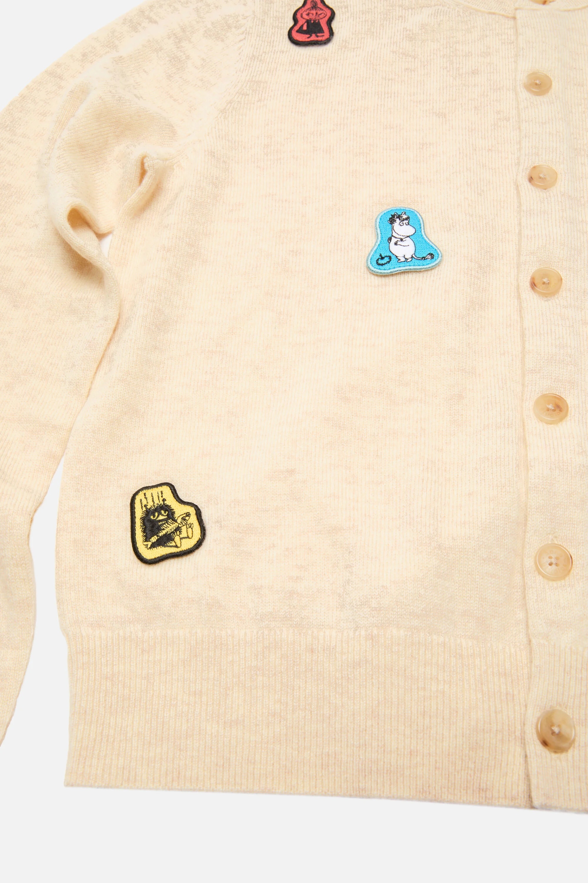 Cardigan Yak Wool - Acne Studios x Moomin - Oatmeal melange - 5