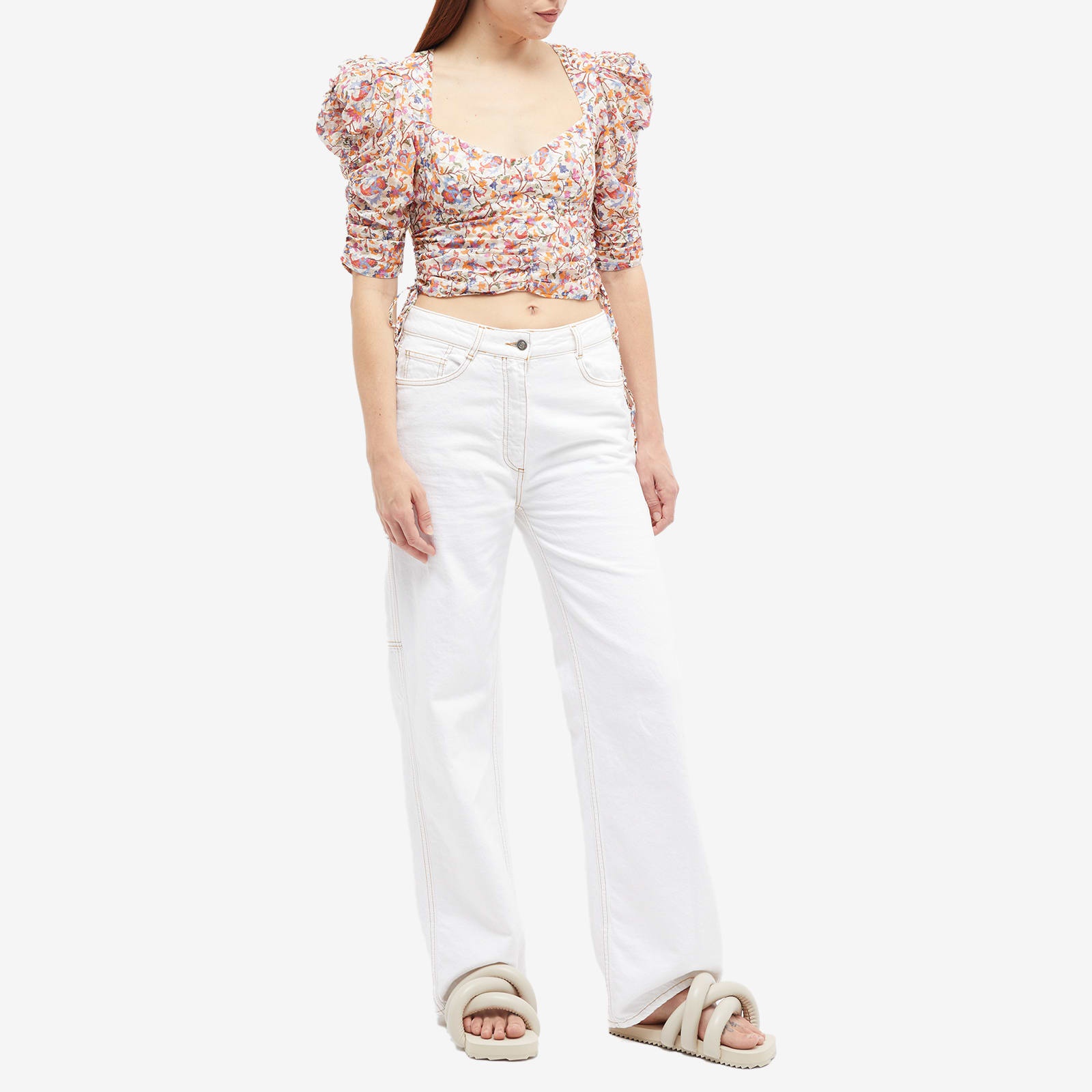 Isabel Marant Étoile Galaor Print Crop Top - 4