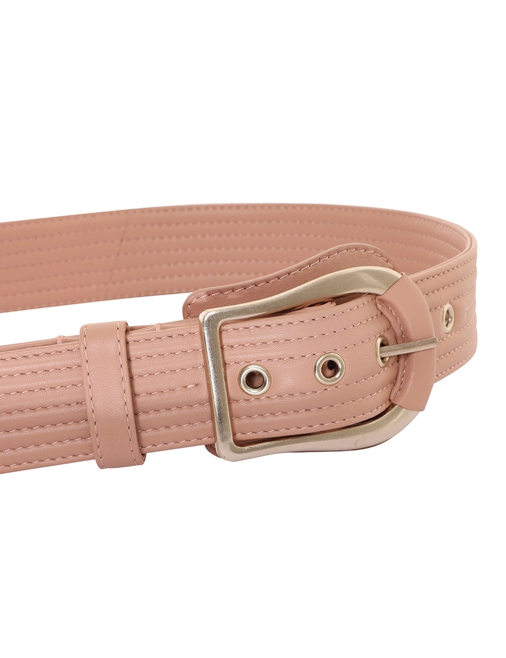 QUILTED LEATHER BELT - 3