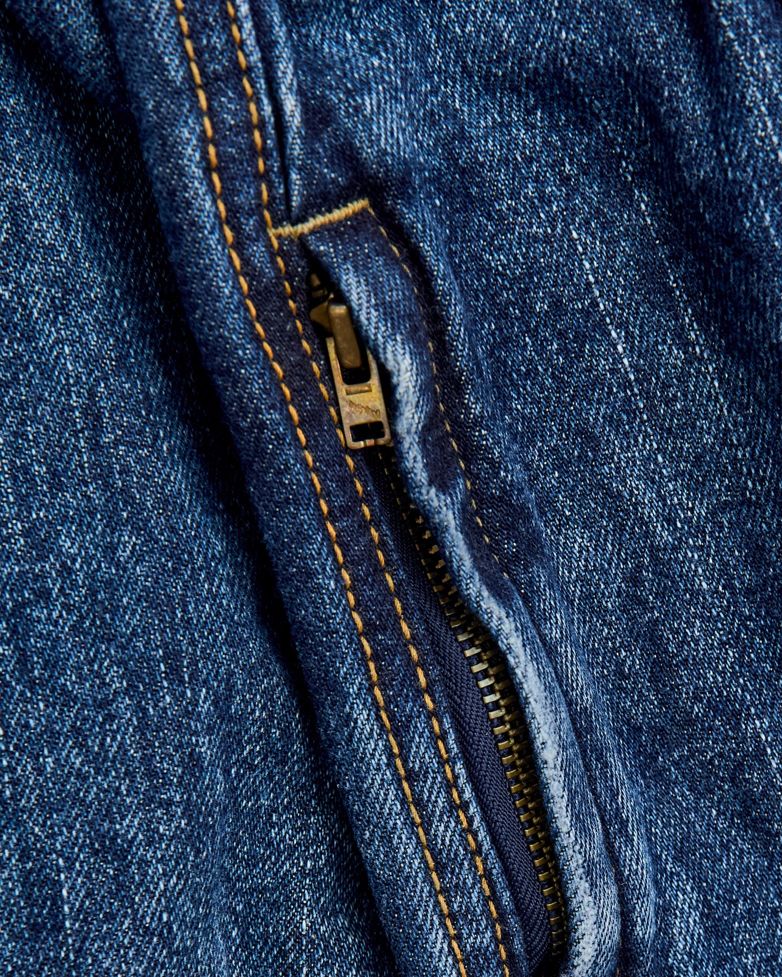 Social Sculpture 101X Damaged Denim JKT in 1010 Washed Indigo - 9