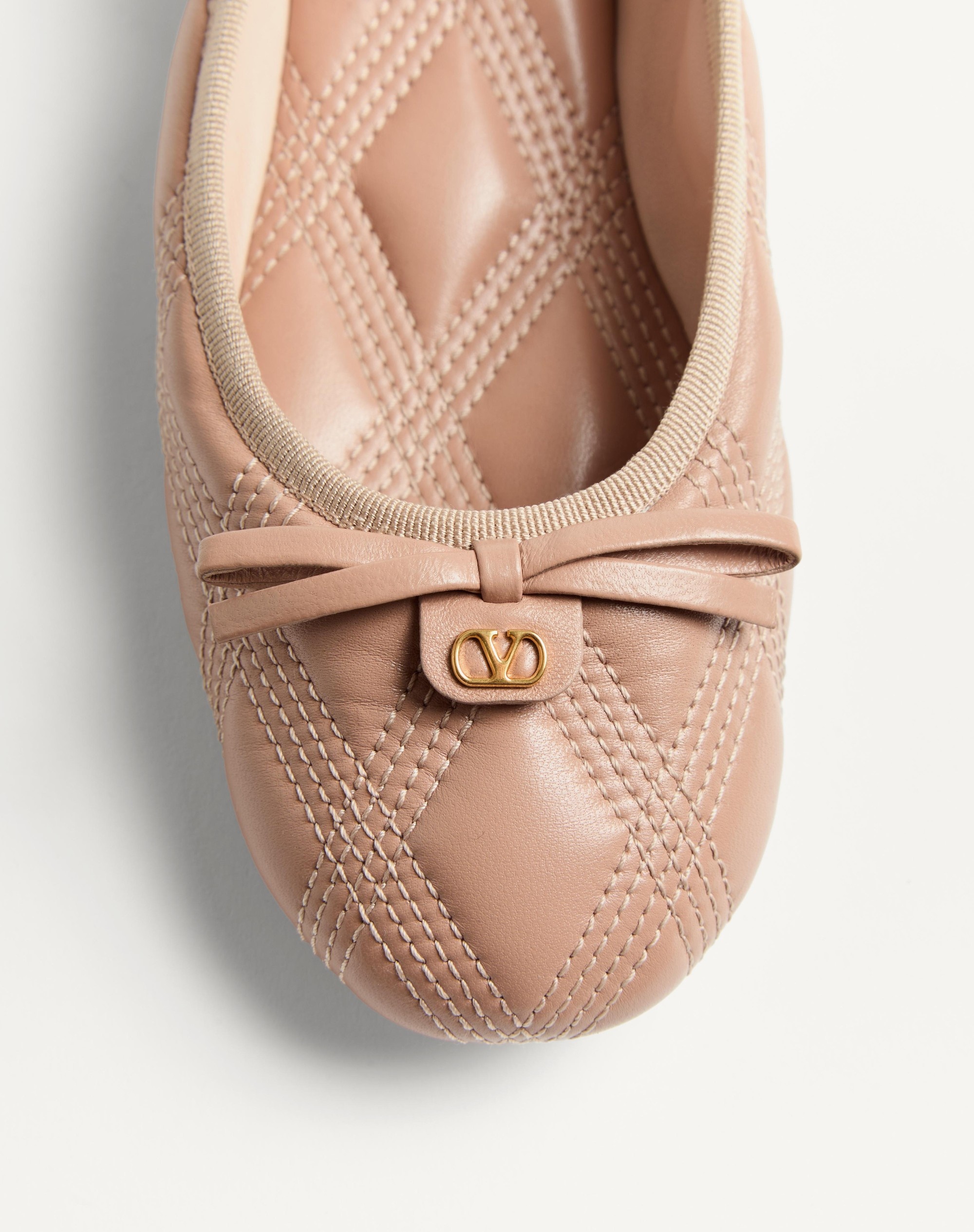 QUILTIE BALLERINA 67 IN QUILTED NAPPA LEATHER - 6