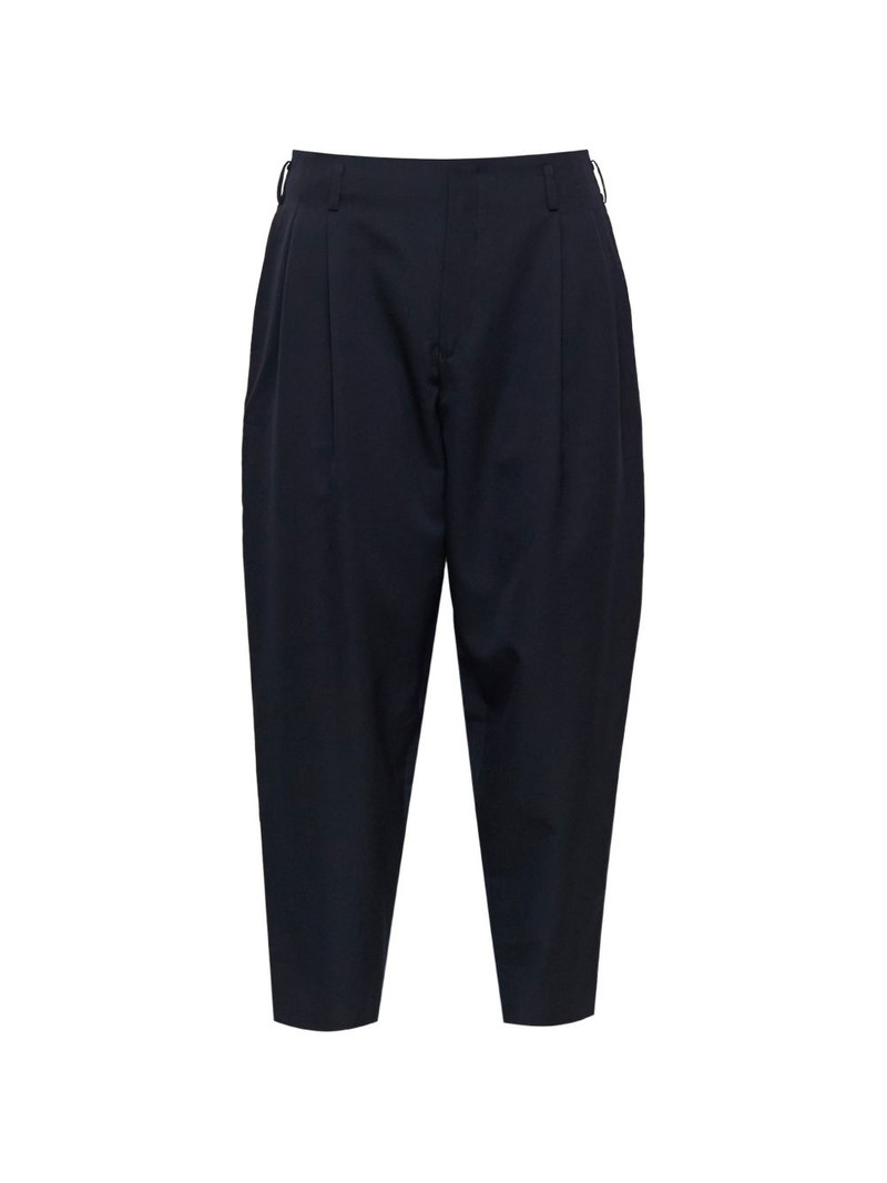 pleated wool trousers 1