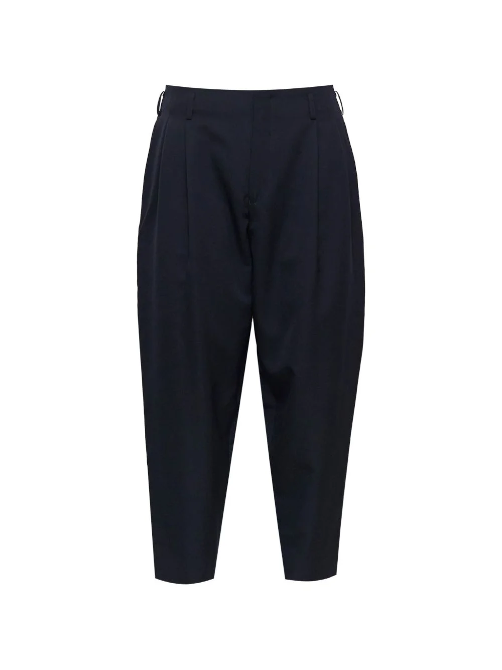 pleated wool trousers - 1