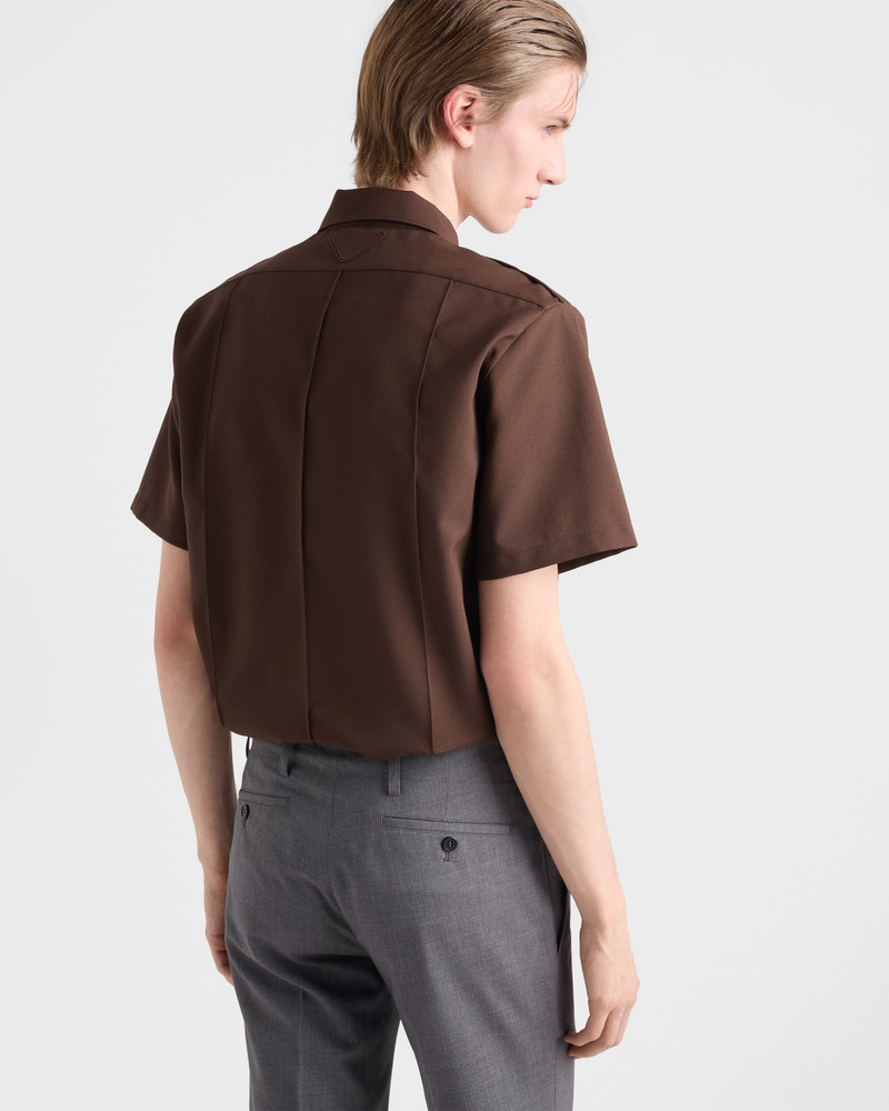 Short-sleeved technical fabric shirt 5