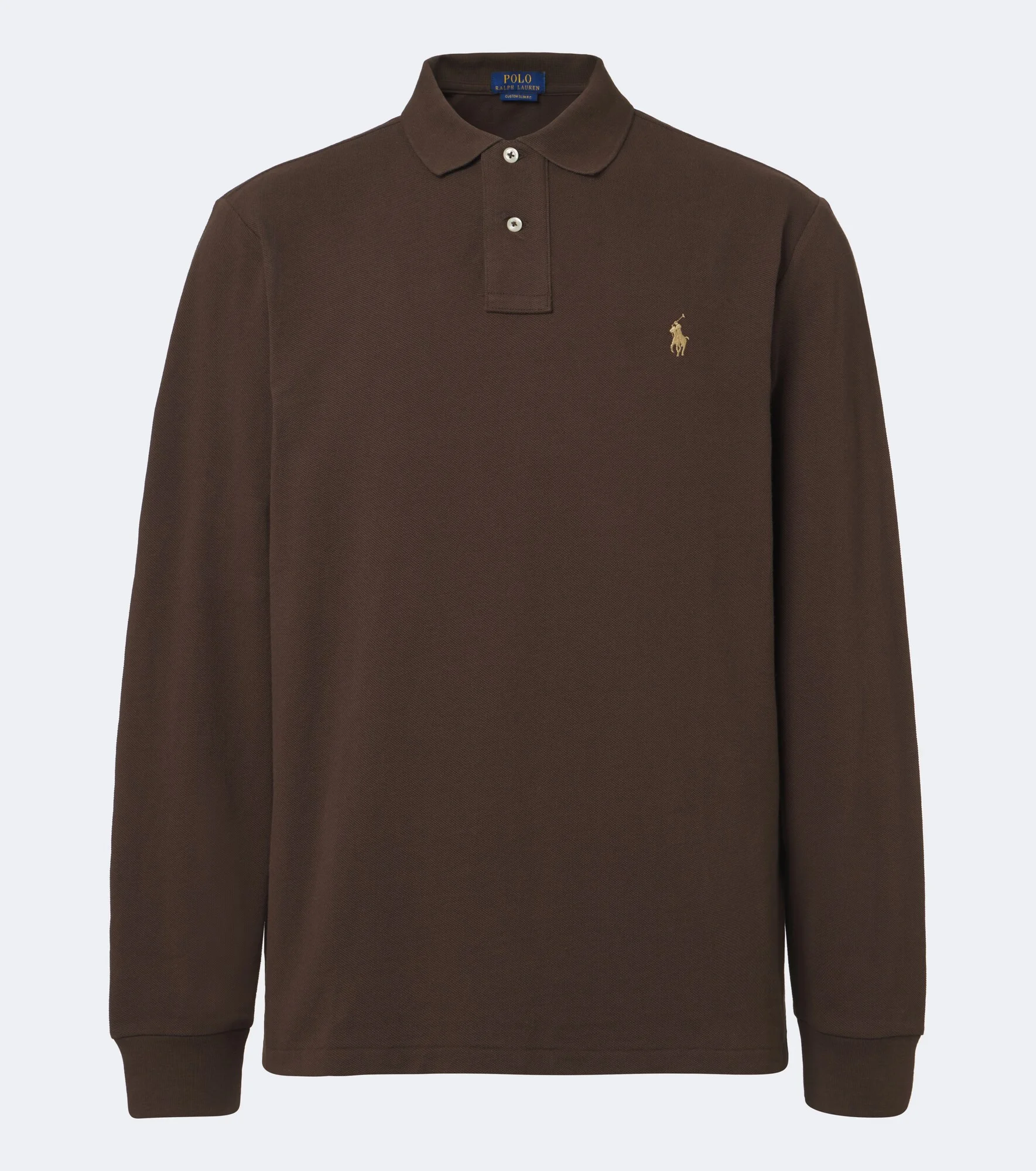 Cotton piqué polo shirt - 1