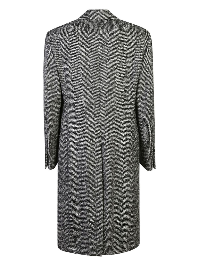 LARDINI herringbone coat outlook