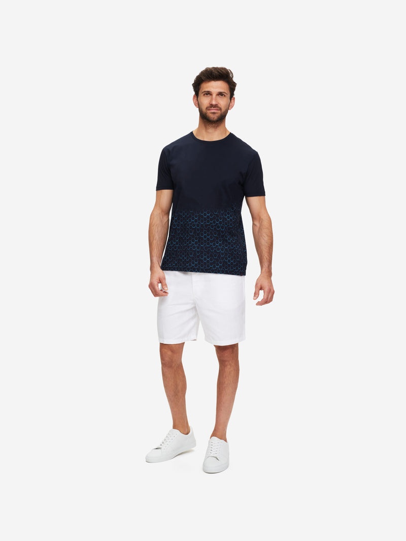 Men's T-Shirt Robin 9 Pima Cotton Navy - 3