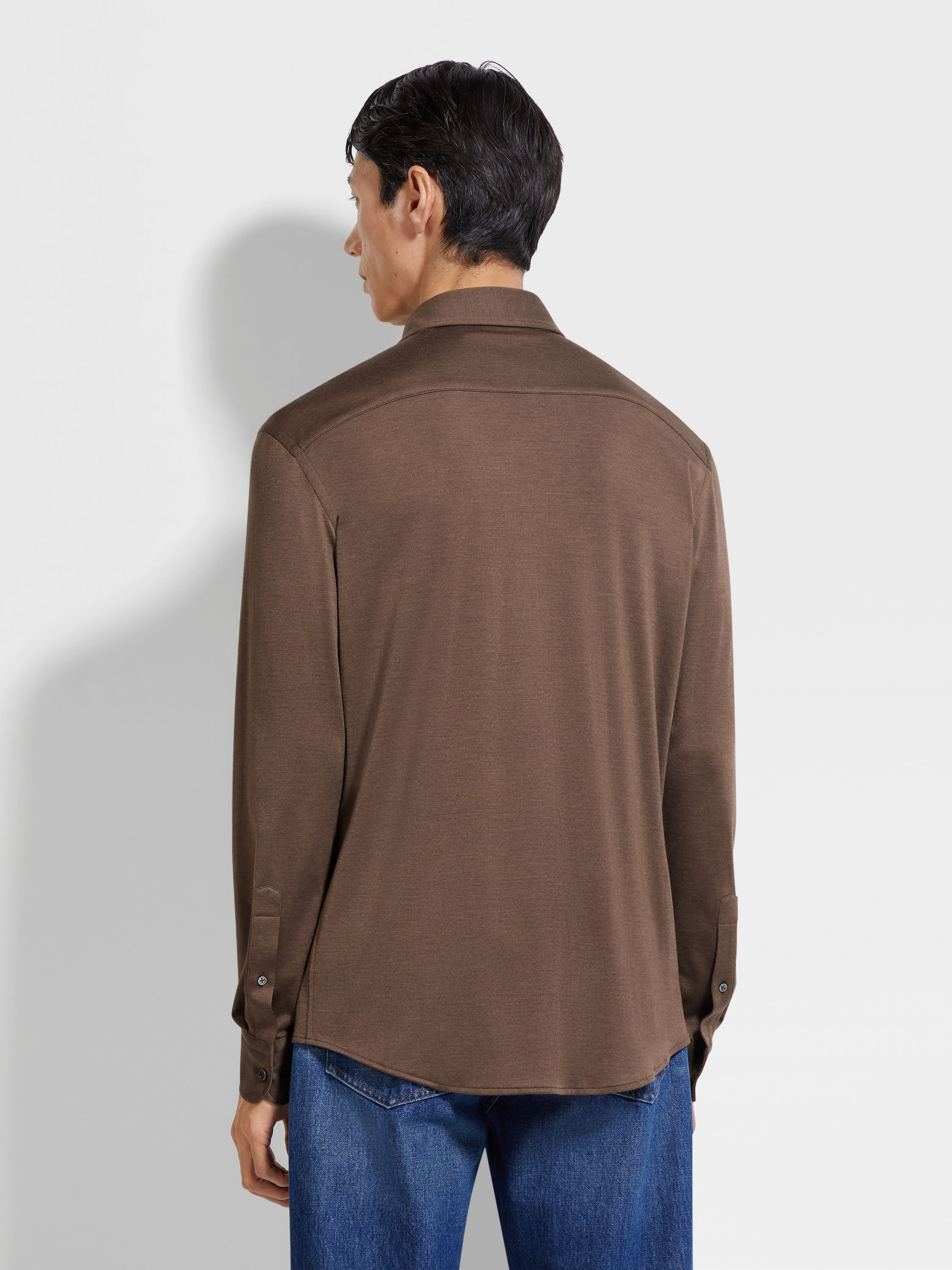 CASHMERE AND SILK SHIRT - 5