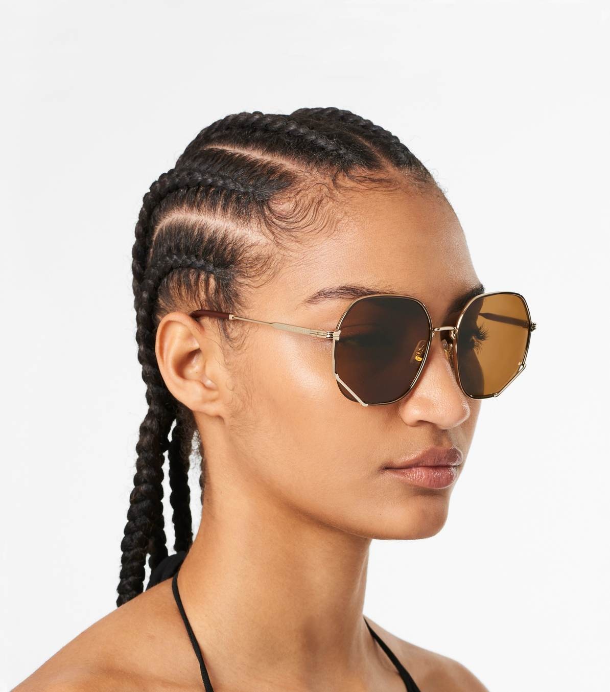 ROUND HEXAGON METAL SUNGLASSES - 2