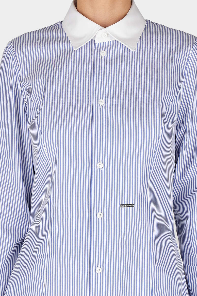 STRIPES COTTON TENNIS SHIRT - 5