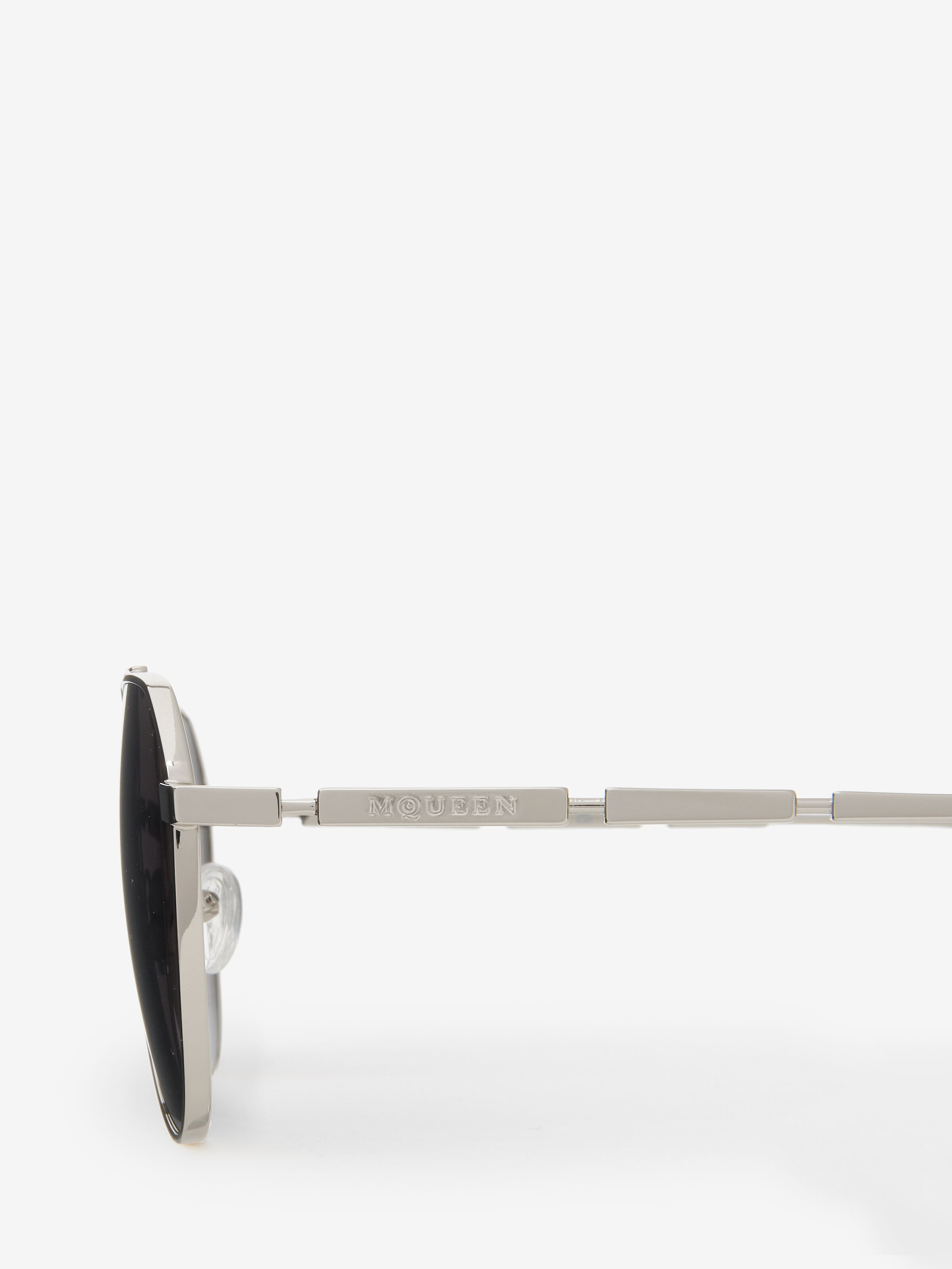 Metal Plaque Pilot Sunglasses - 4