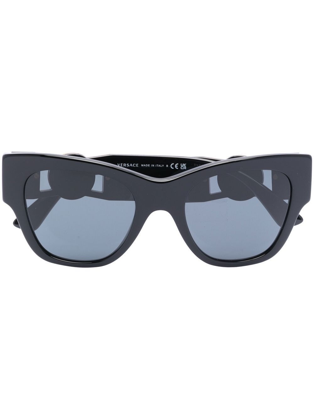 Medusa-head square-frame sunglasses - 1