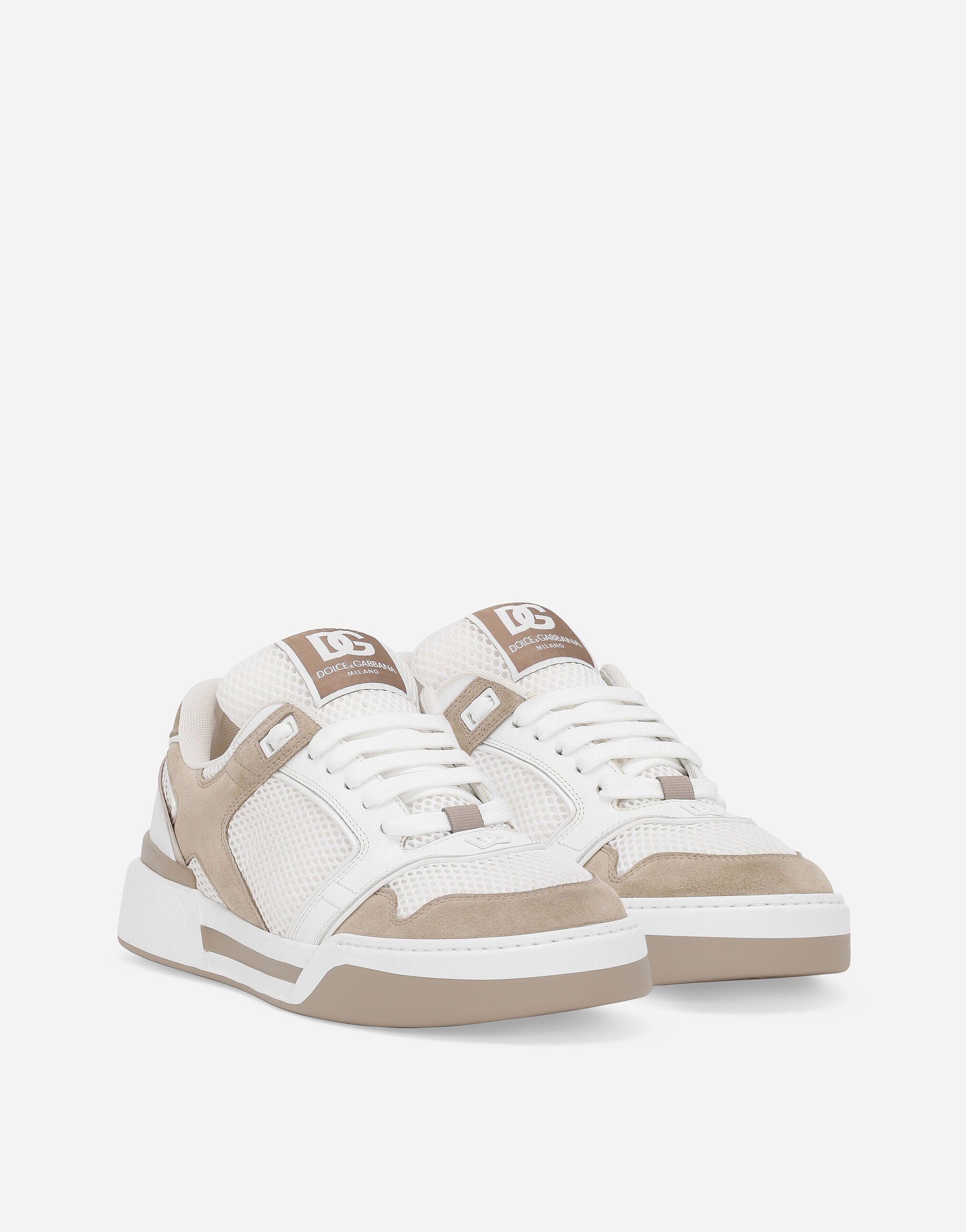 Mixed-material New Roma sneakers - 2