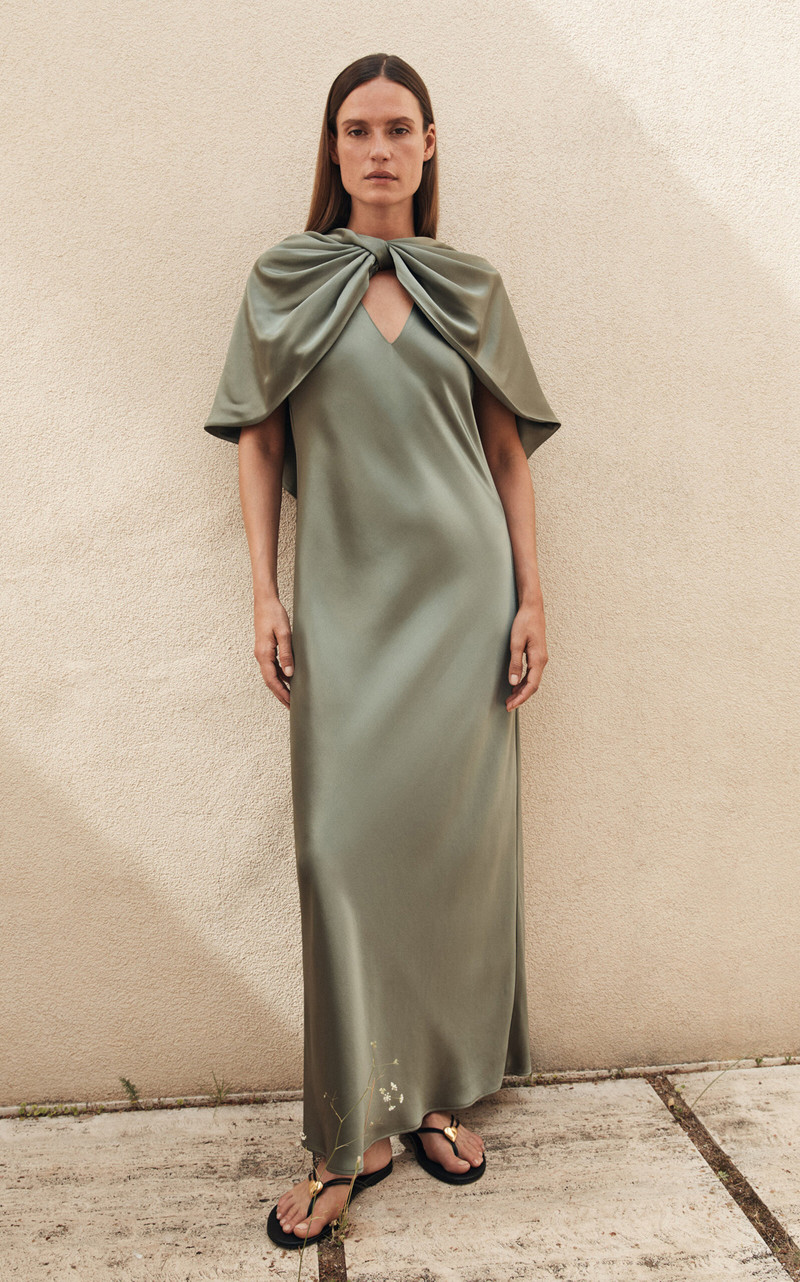 Pinlos Draped Cape green 8