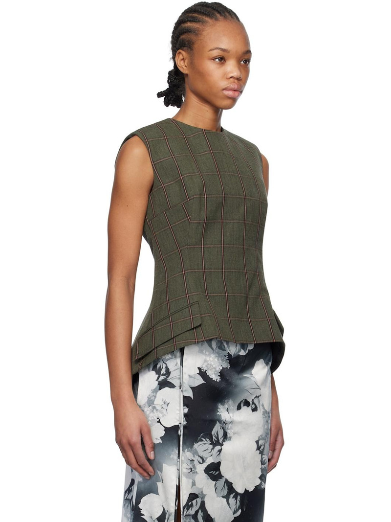 Khaki Blazer Top 2