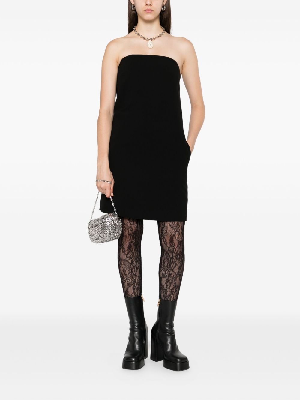 bow-detail dress - 2